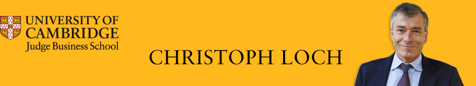 The blog of Professor Christoph Loch
